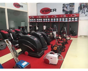 威霸清潔設(shè)備展廳一角